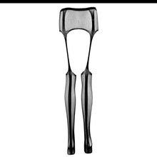 Load image into Gallery viewer, Suspender Fishnet Tights