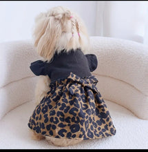 Load image into Gallery viewer, Cheetah Print Dog Dress