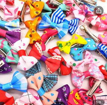 Load image into Gallery viewer, Set Of 20 Dog Bow Hair Clips - Mixed Colors & Styles
