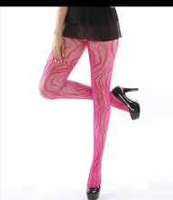 Load image into Gallery viewer, Swirl Pattern Tights