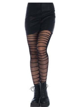 Load image into Gallery viewer, Double Layer Shredded Spandex and Fishnet Tights