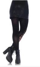 Load image into Gallery viewer, Double Layer Shredded Spandex and Fishnet Tights
