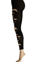 Load image into Gallery viewer, Tattered Footless Tights