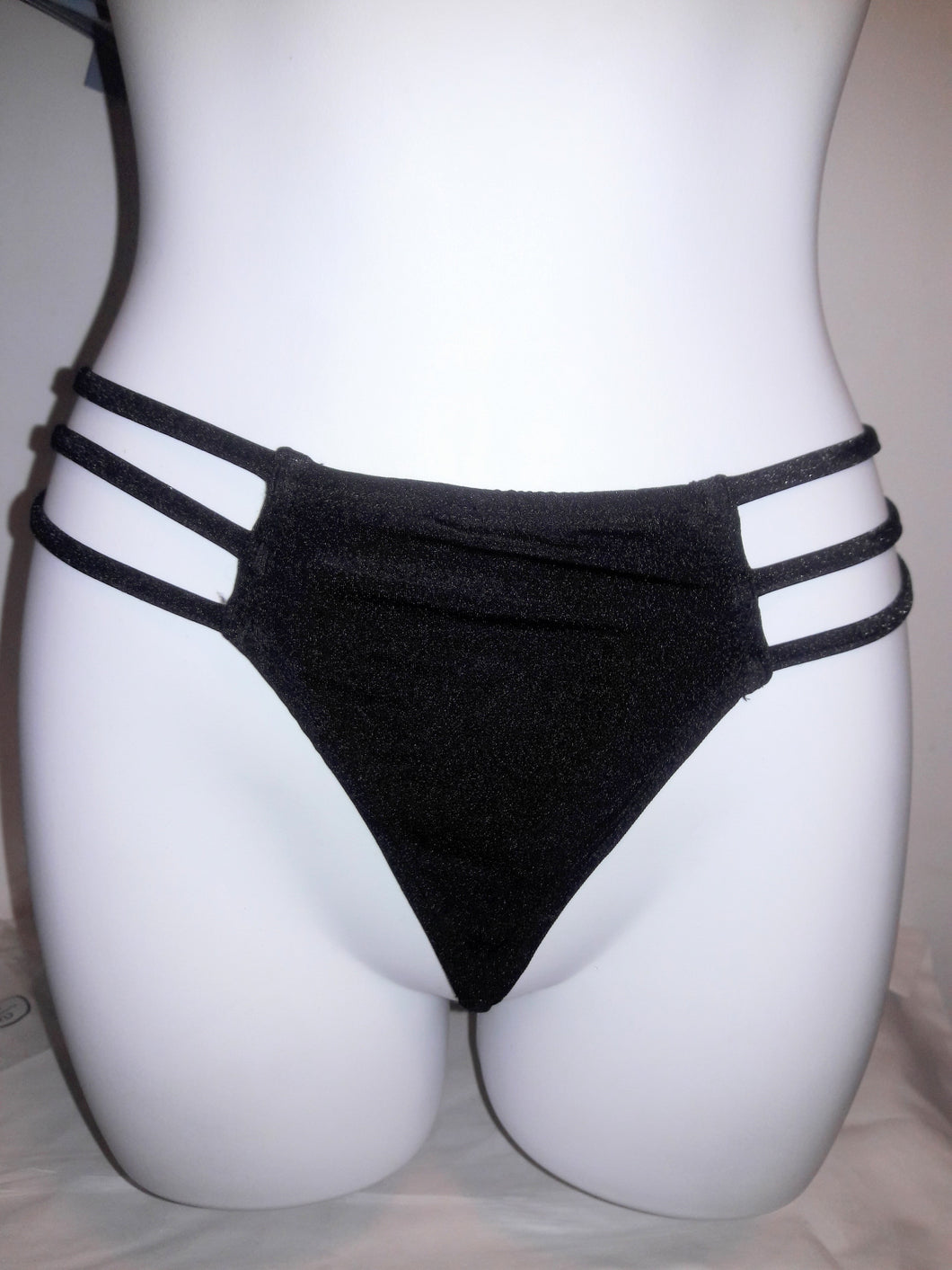Rhime Stone Lycra Thong Panty