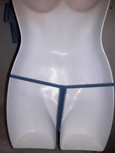 Load image into Gallery viewer, Embroidery Sheer Crotchless Thong
