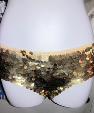 Load image into Gallery viewer, Sequin Gold Panties
