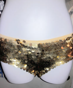 Sequin Gold Panties
