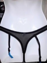 Load image into Gallery viewer, Garter Thong with Mesh Overlay
