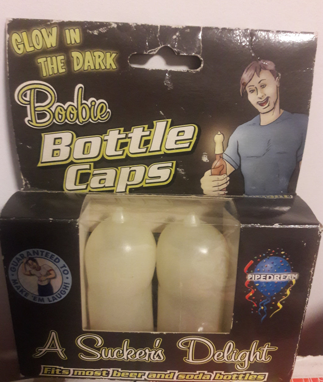 Glow In the dark Boobie Bottle Caps